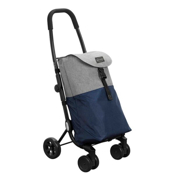 Ceruzo Go Four Boodschappentrolley - Blauw / Zwart - 43.5 liter - by Playmarket