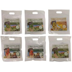 Micro Plantenzakjes - set van 6 soorten