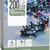 Micro Cluster 200 led - 4m - multicolor - Batterij - Lichtfuncties - Geheugen - Timer