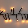 Maxi Cluster Kerstverlichting - 800 led - 12m - extra warm wit - Timer - Lichtfuncties - Geheugen - Buiten