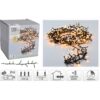 Microcluster - 1200 led - 24m - extra warm wit - Timer - Lichtfuncties - Geheugen - Buiten